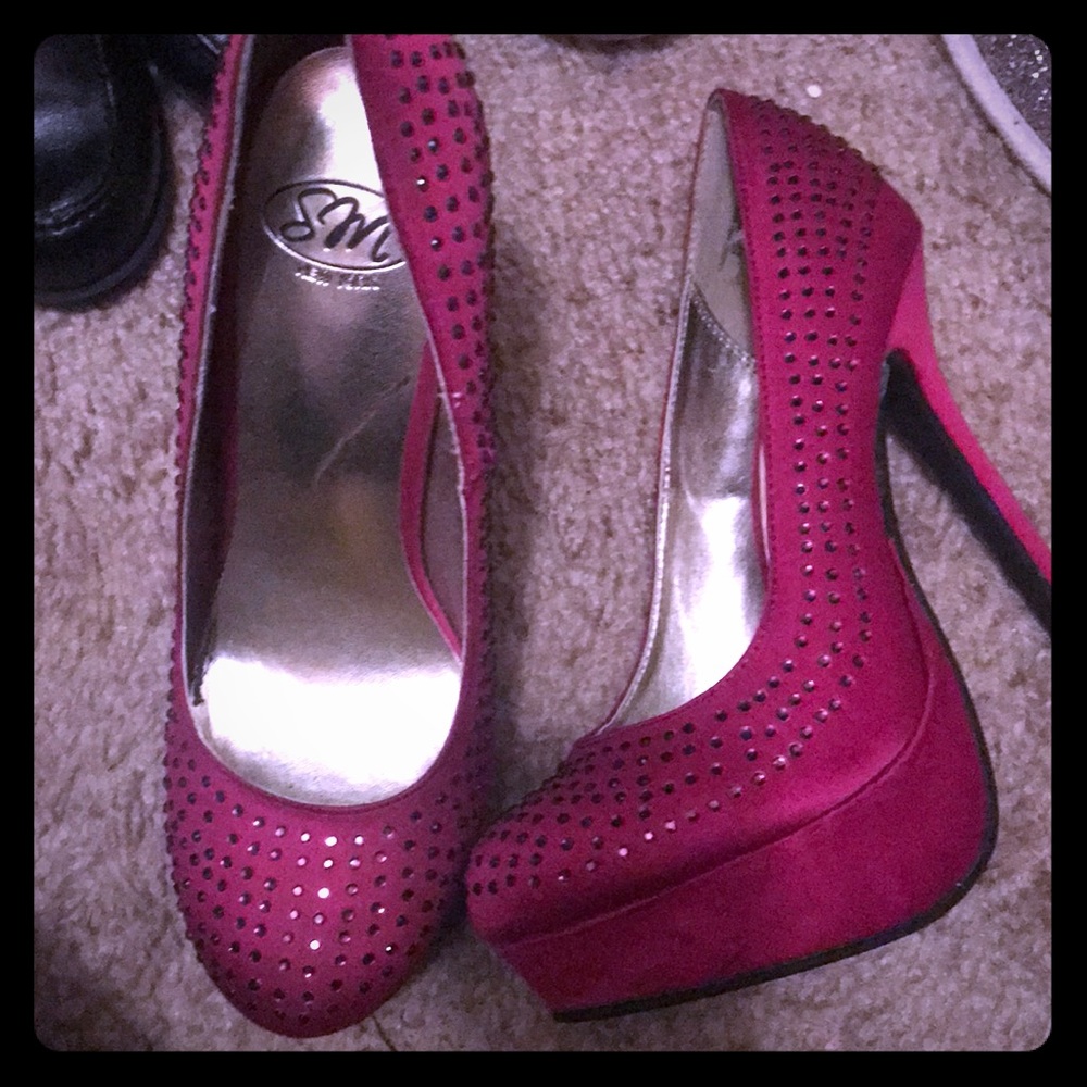 Pink heels